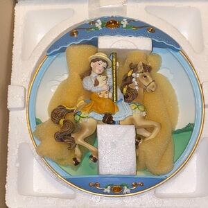 The Bradford Exchange Carousel Wall Art - Blue, Gold, Brown BX40